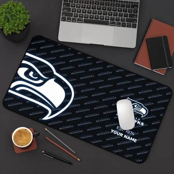 Seattle Seahawks Personalized Mouse Pad Luminous Mouse Mat For Fan