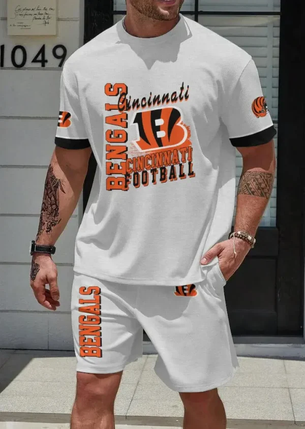 Cincinnati Bengals Limited Edition Summer Collection T-shirt And Shorts Set