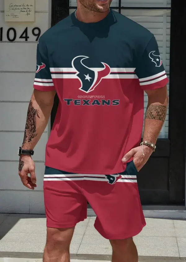 Houston Texans Limited Edition Summer Collection T-shirt And Shorts Set