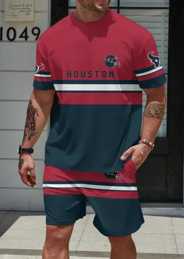 Houston Texans Limited Edition Summer Collection T-shirt And Shorts Set