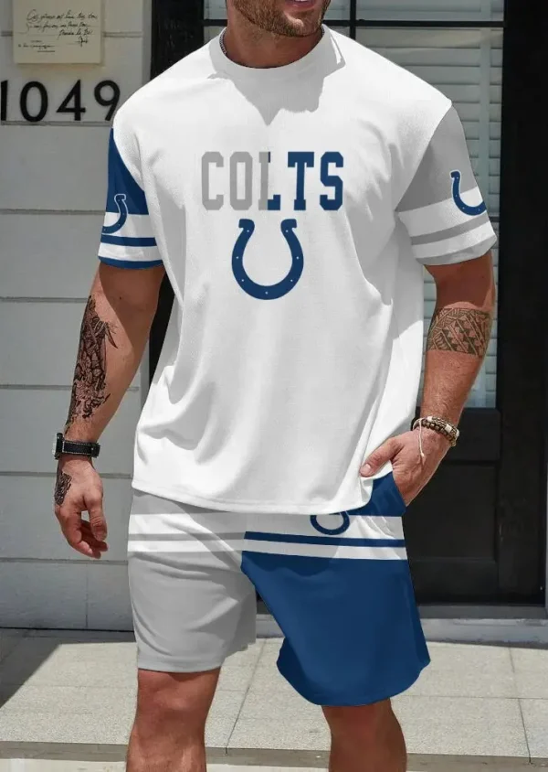 Indianapolis Colts Limited Edition Summer Collection T-shirt And Shorts Set