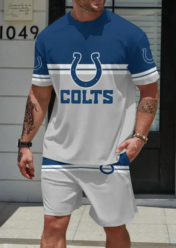 Indianapolis Colts Limited Edition Summer Collection T-shirt And Shorts Set