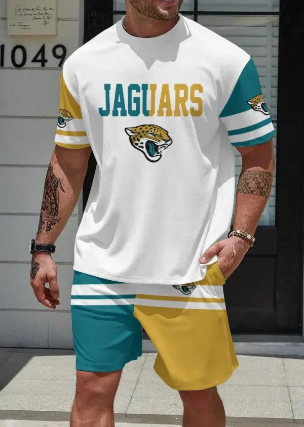 Jacksonville Jaguars Limited Edition Summer Collection T-shirt And Shorts Set