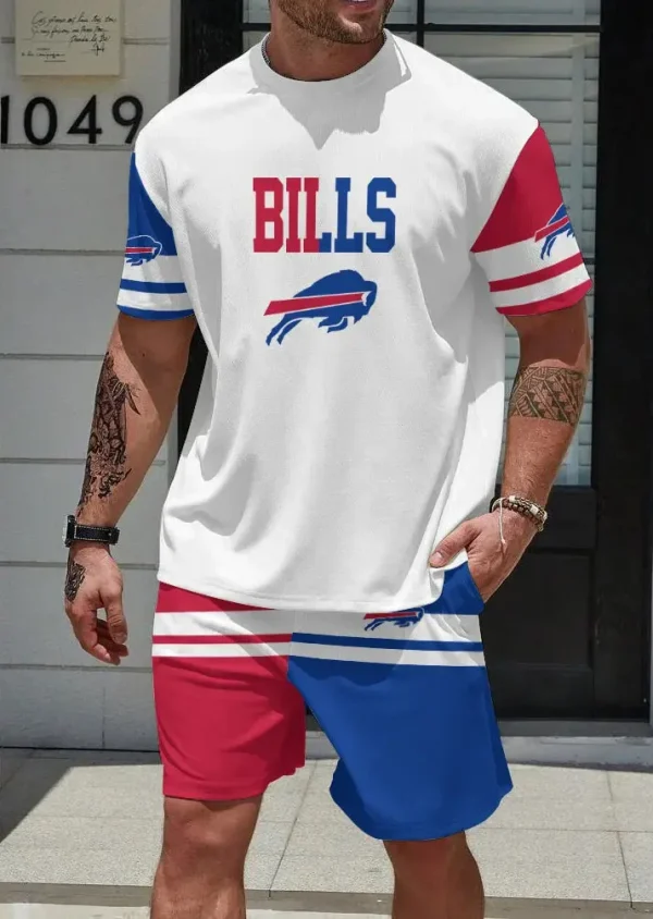 Buffalo Bills Limited Edition Summer Collection T-shirt And Shorts Set