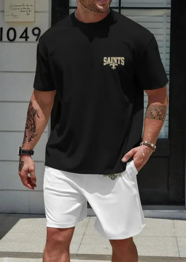 New Orleans Saints Limited Edition Summer Collection T-shirt And Shorts Set