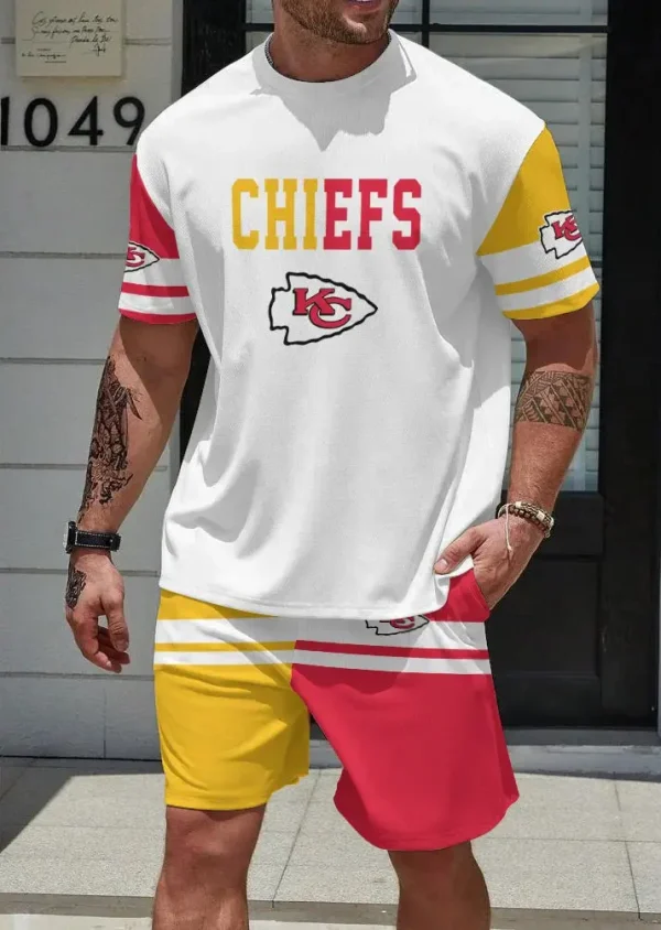 Kansas City Chiefs Limited Edition Summer Collection T-shirt And Shorts Set
