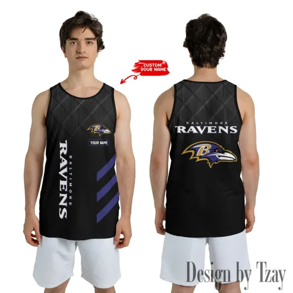 Baltimore Ravens 3D Printed Comfortable Breathable Sport Tank Top BGMTT082