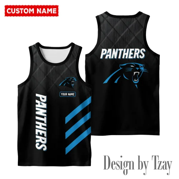 Carolina Panthers 3D Printed Comfortable Breathable Sport Tank Top BGMTT084 - Image 2