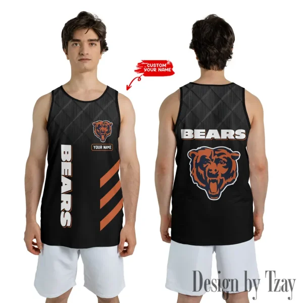 Chicago Bears 3D Printed Comfortable Breathable Sport Tank Top BGMTT085
