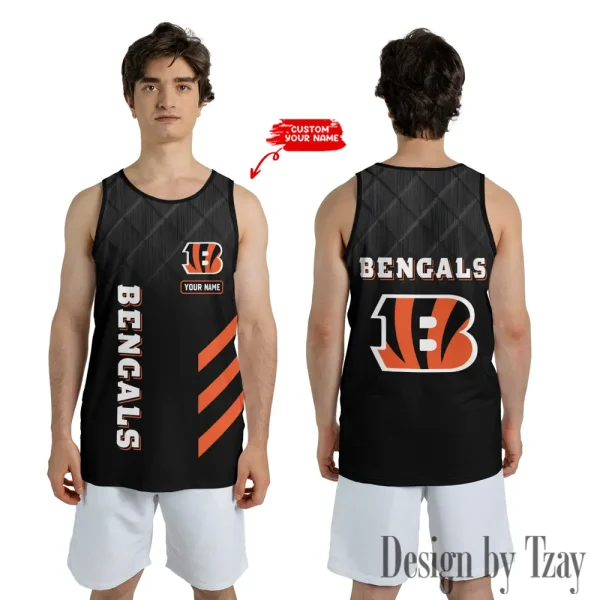 Cincinnati Bengals 3D Printed Comfortable Breathable Sport Tank Top BGMTT086