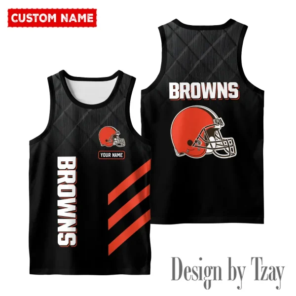 Cleveland Browns 3D Printed Comfortable Breathable Sport Tank Top BGMTT087 - Image 2