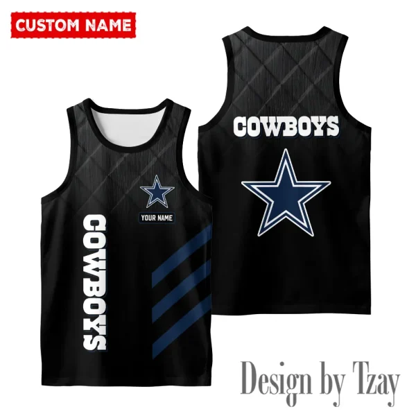 Dallas Cowboys 3D Printed Comfortable Breathable Sport Tank Top BGMTT088 - Image 2