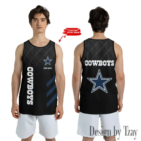 Dallas Cowboys 3D Printed Comfortable Breathable Sport Tank Top BGMTT088