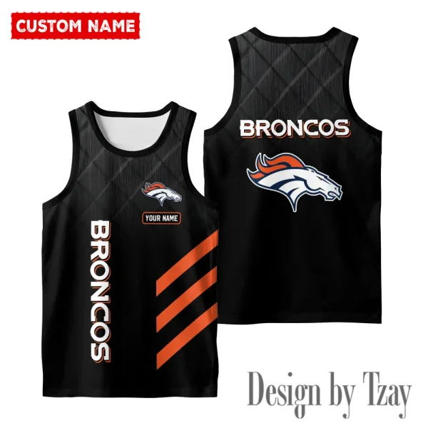 Denver Broncos 3D Printed Comfortable Breathable Sport Tank Top BGMTT089 - Image 2