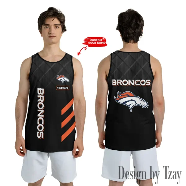 Denver Broncos 3D Printed Comfortable Breathable Sport Tank Top BGMTT089