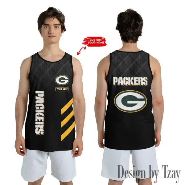 Green Bay Packers 3D Printed Comfortable Breathable Sport Tank Top BGMTT091