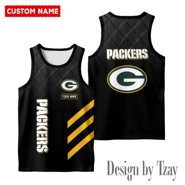 Green Bay Packers 3D Printed Comfortable Breathable Sport Tank Top BGMTT091 - Image 2