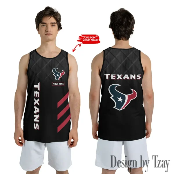Houston Texans 3D Printed Comfortable Breathable Sport Tank Top BGMTT092