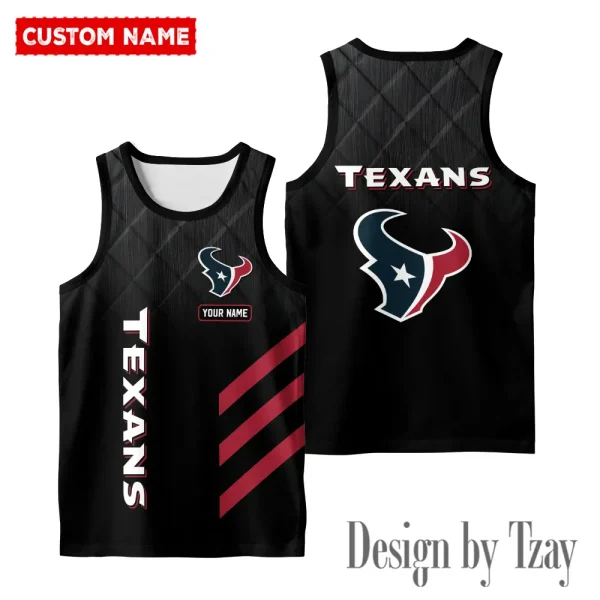 Houston Texans 3D Printed Comfortable Breathable Sport Tank Top BGMTT092 - Image 2