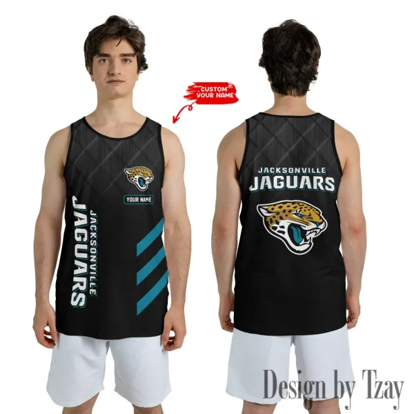 Jacksonville Jaguars 3D Printed Comfortable Breathable Sport Tank Top BGMTT094