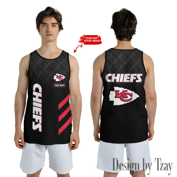 Kansas City Chiefs 3D Printed Comfortable Breathable Sport Tank Top BGMTT095