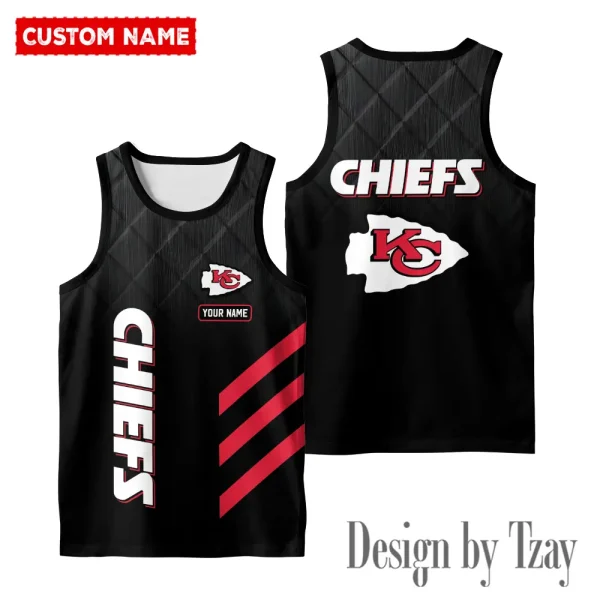 Kansas City Chiefs 3D Printed Comfortable Breathable Sport Tank Top BGMTT095 - Image 2
