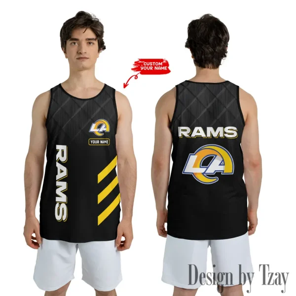 Los Angeles Rams 3D Printed Comfortable Breathable Sport Tank Top BGMTT098