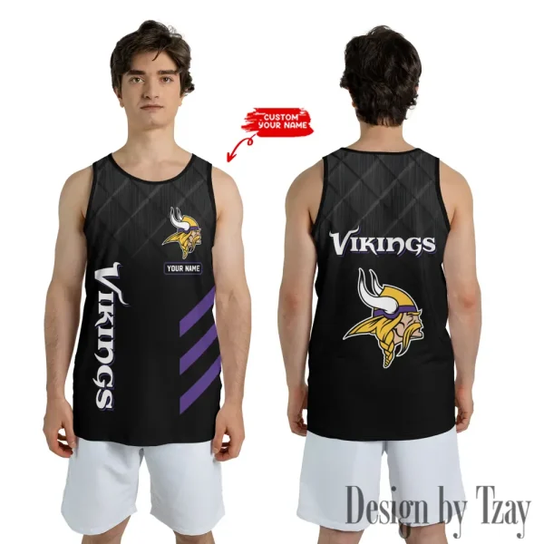 Minnesota Vikings 3D Printed Comfortable Breathable Sport Tank Top BGMTT100