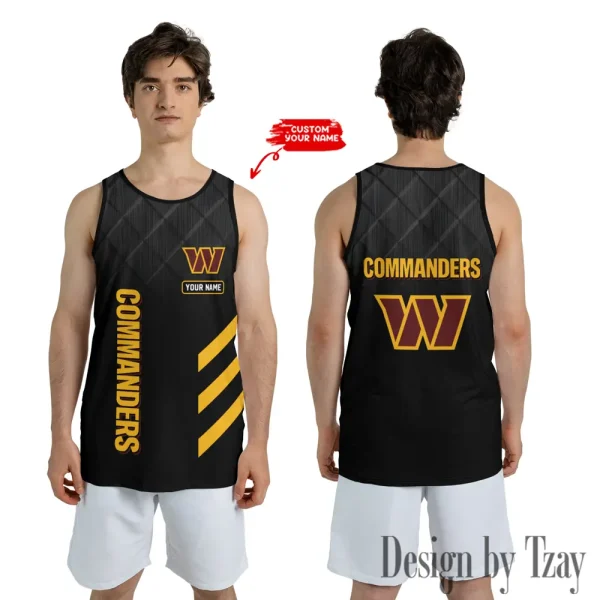 Washington Commanders 3D Printed Comfortable Breathable Sport Tank Top BGMTT111
