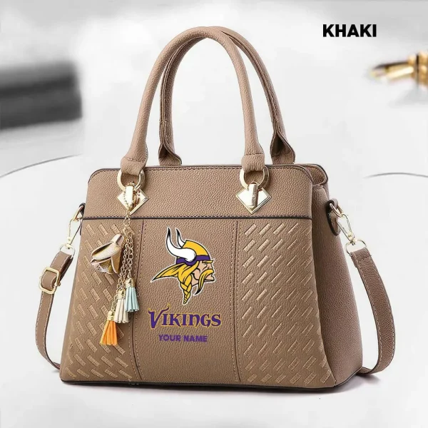 Minnesota Vikings Deluxe Beclina Handbag For Women 2025 Versions - Image 4