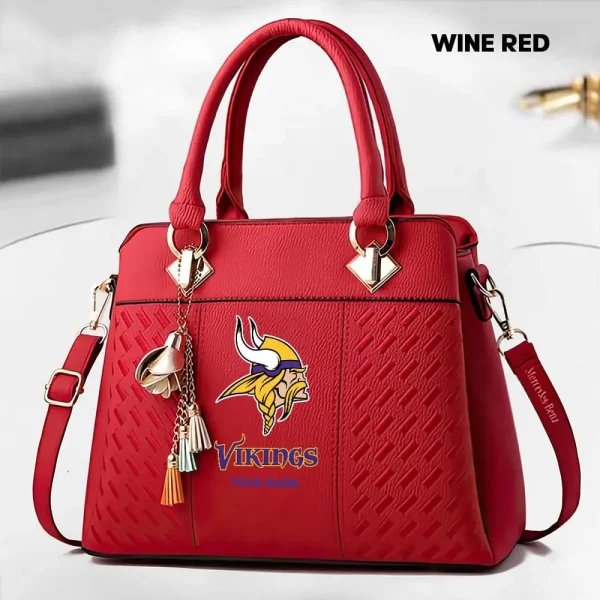 Minnesota Vikings Deluxe Beclina Handbag For Women 2025 Versions - Image 5