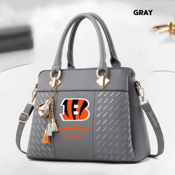 Cincinnati Bengals Deluxe Beclina Handbag For Women 2025 Versions - Image 4