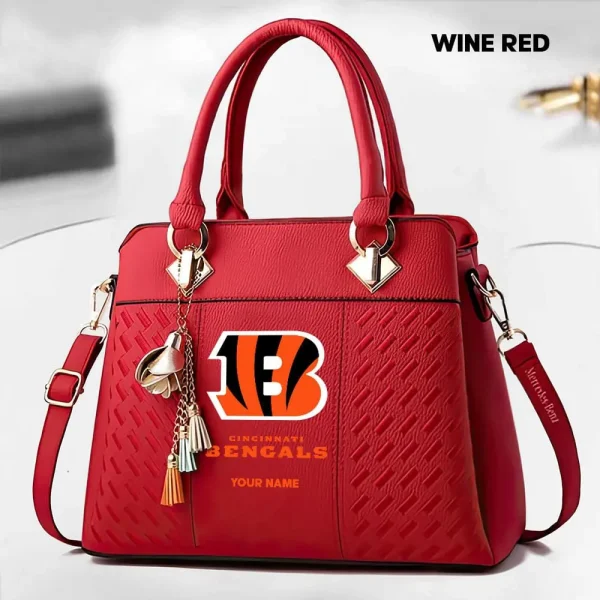 Cincinnati Bengals Deluxe Beclina Handbag For Women 2025 Versions - Image 6