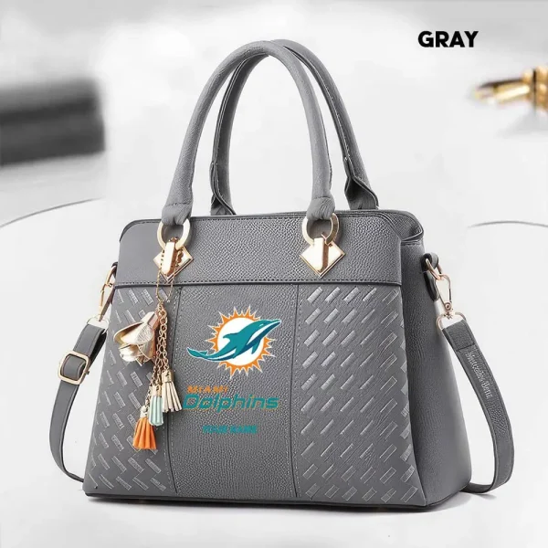 Miami Dolphins Deluxe Beclina Handbag For Women 2025 Versions - Image 4