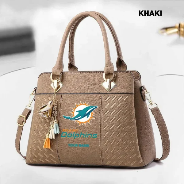 Miami Dolphins Deluxe Beclina Handbag For Women 2025 Versions - Image 5