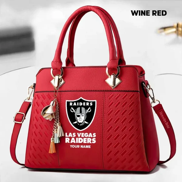 Las Vegas Raiders Deluxe Beclina Handbag For Women 2025 Versions - Image 6