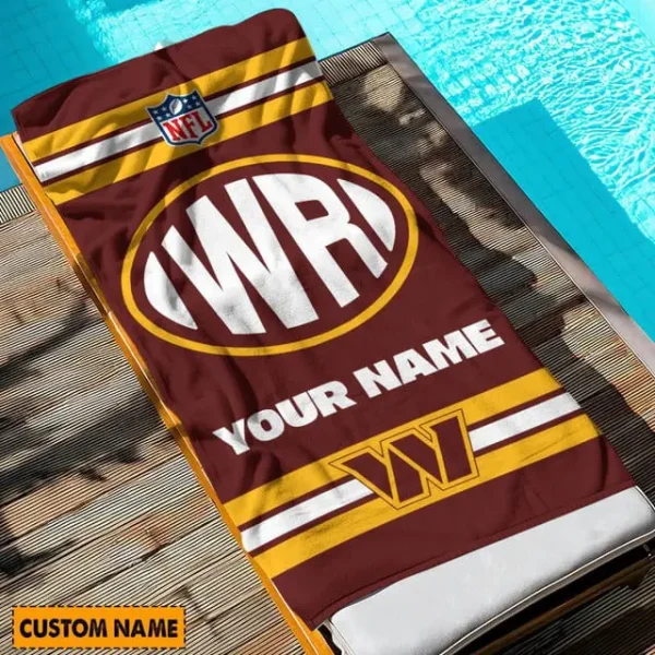 Washington Commanders NFL Beach Towels New 2025