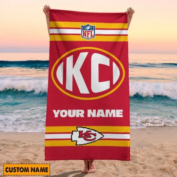 Kansas City Chiefs NFL Beach Towels New 2025 - Image 2