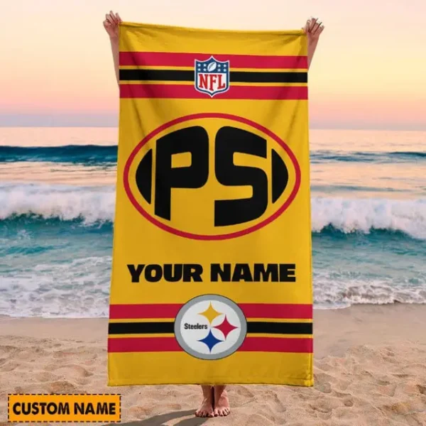 Pittsburgh Steelers NFL Beach Towels New 2025 - Image 2