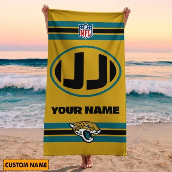 Jacksonville Jaguars NFL Beach Towels New 2025 - Image 2