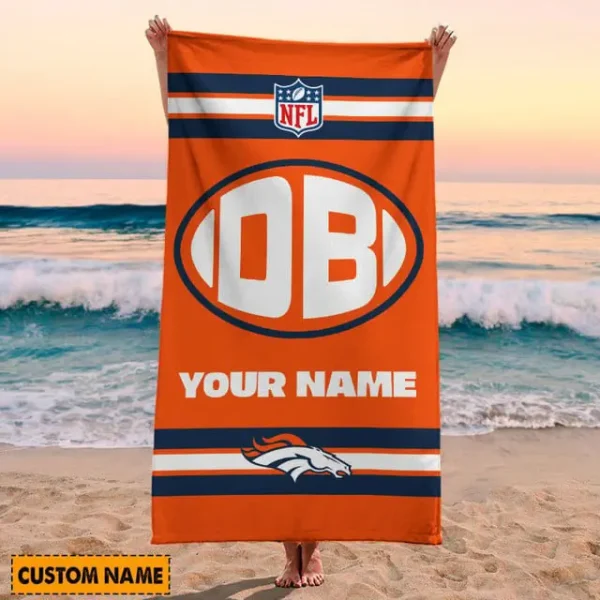 Denver Broncos NFL Beach Towels New 2025 - Image 2