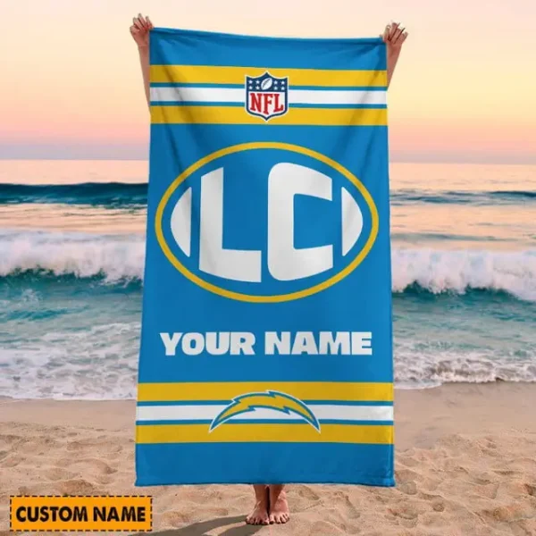 Los Angeles Chargers NFL Beach Towels New 2025 - Image 2