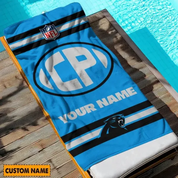 Carolina Panthers NFL Beach Towels New 2025