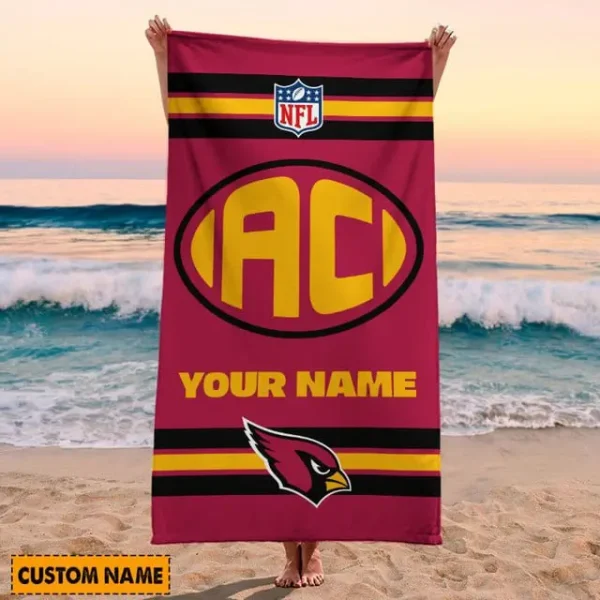 Arizona Cardinals NFL Beach Towels New 2025 - Image 2