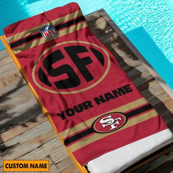 San Francisco 49ers NFL Beach Towels New 2025