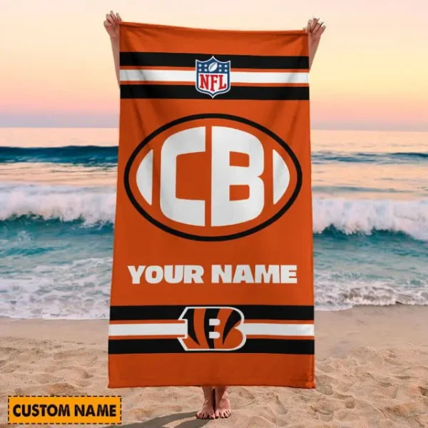 Cincinnati Bengals NFL Beach Towels New 2025 - Image 2