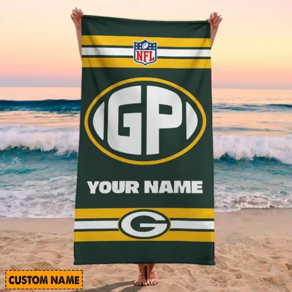 Green Bay Packers NFL Beach Towels New 2025 - Image 2