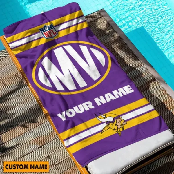 Minnesota Vikings NFL Beach Towels New 2025