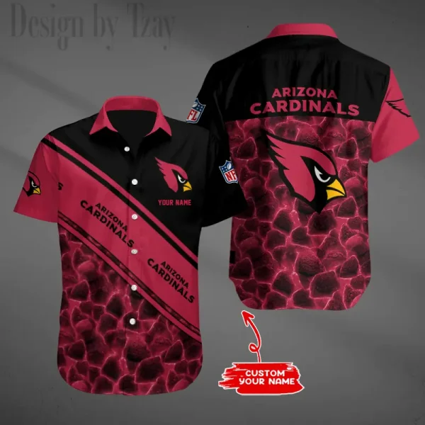 Arizona Cardinals Button Shirt Trending 2025 AZCBS110