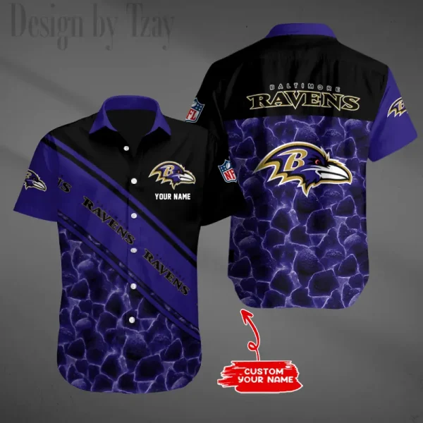 Baltimore Ravens Button Shirt Trending 2025 AZCBS112
